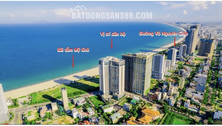 Bán căn hộ biển 1PN 58m2 tòa Altara, view pháo hoa DIFF nội thất cao cấp, pháp lí sở hữu lâu dài